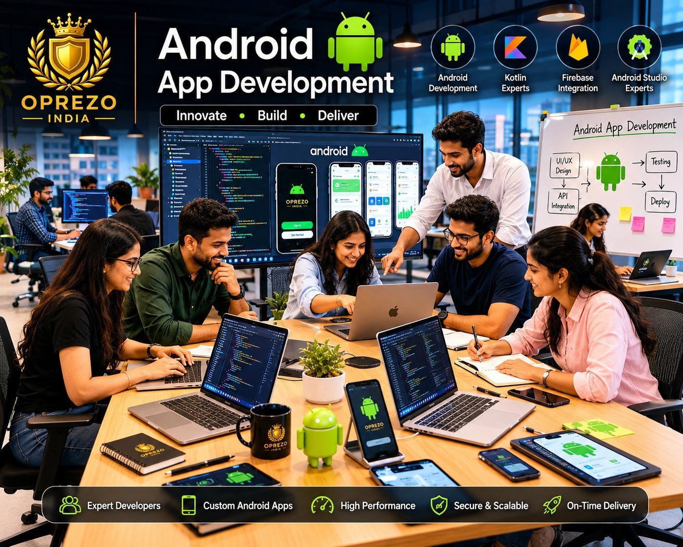 Expert Android App Development in India  Oprezo India