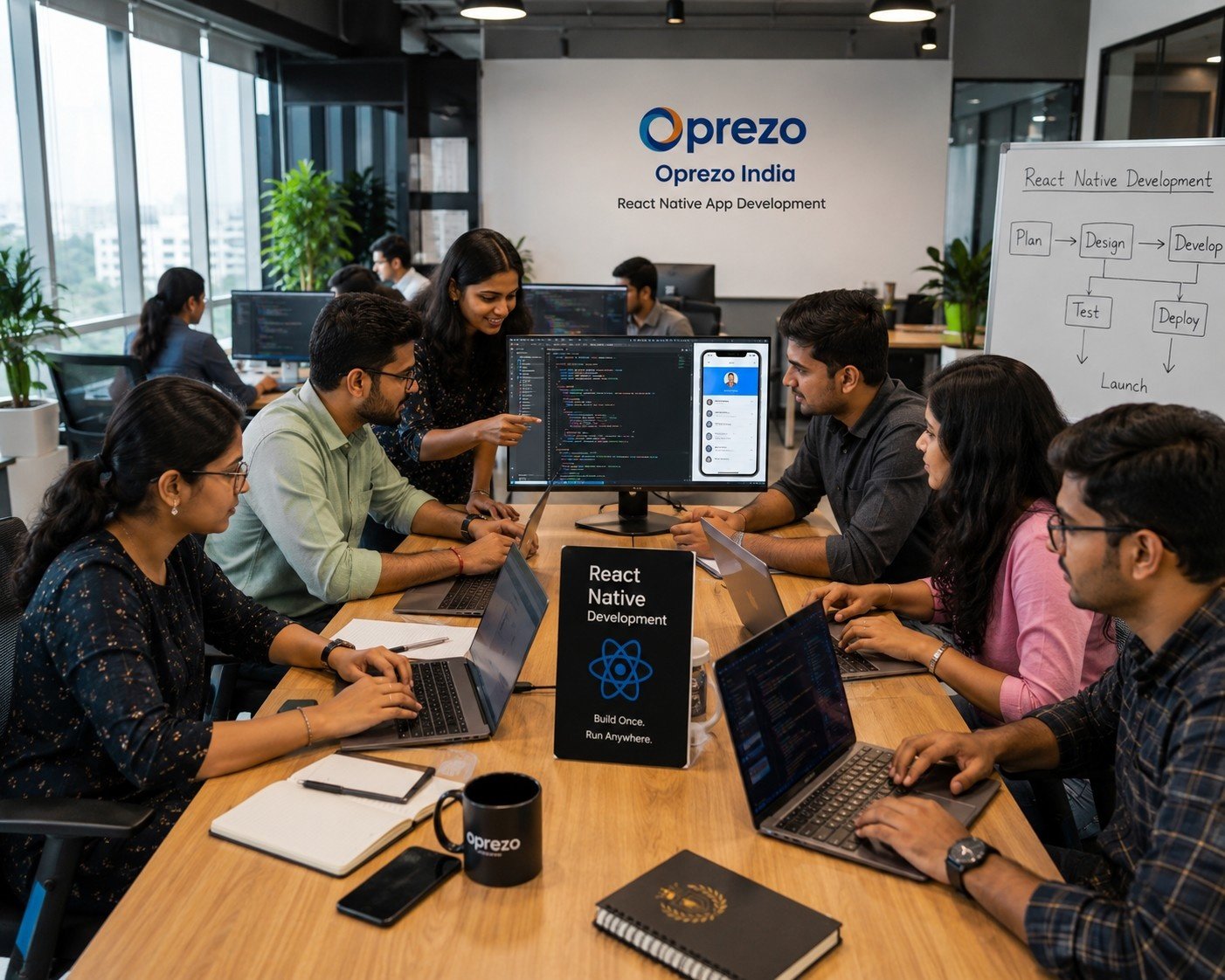 React Native App Development Services Oprezo India